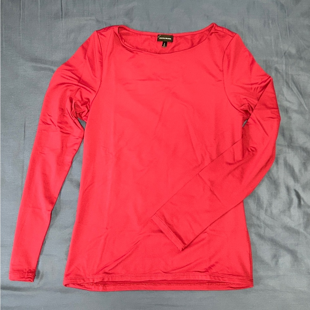 Buckle Black Long Sleeve Top